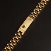 Mens Golden Chain Bracelet R